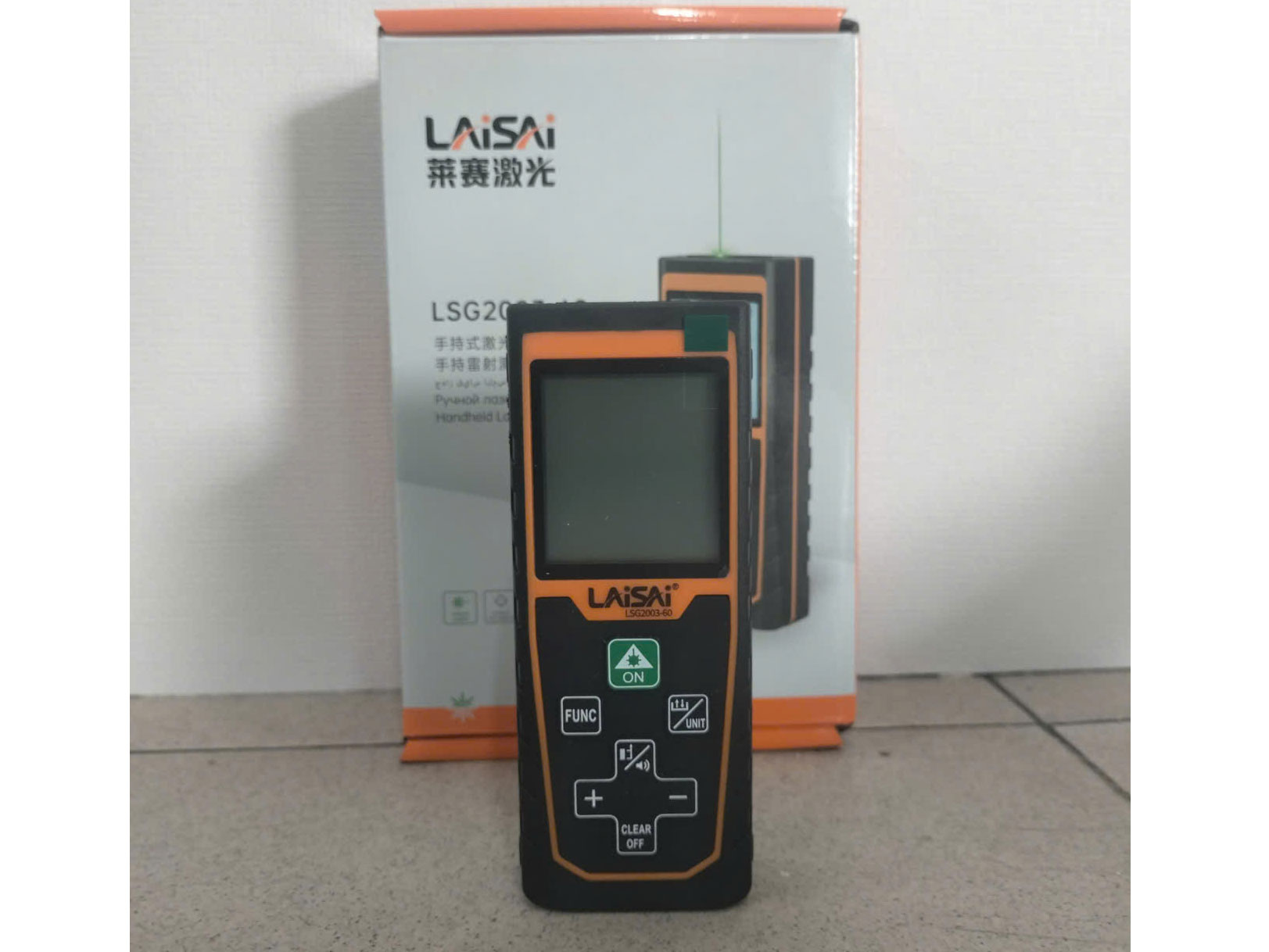 Máy đo khoảng cách 60m tia xanh Laisai LSG2003-60