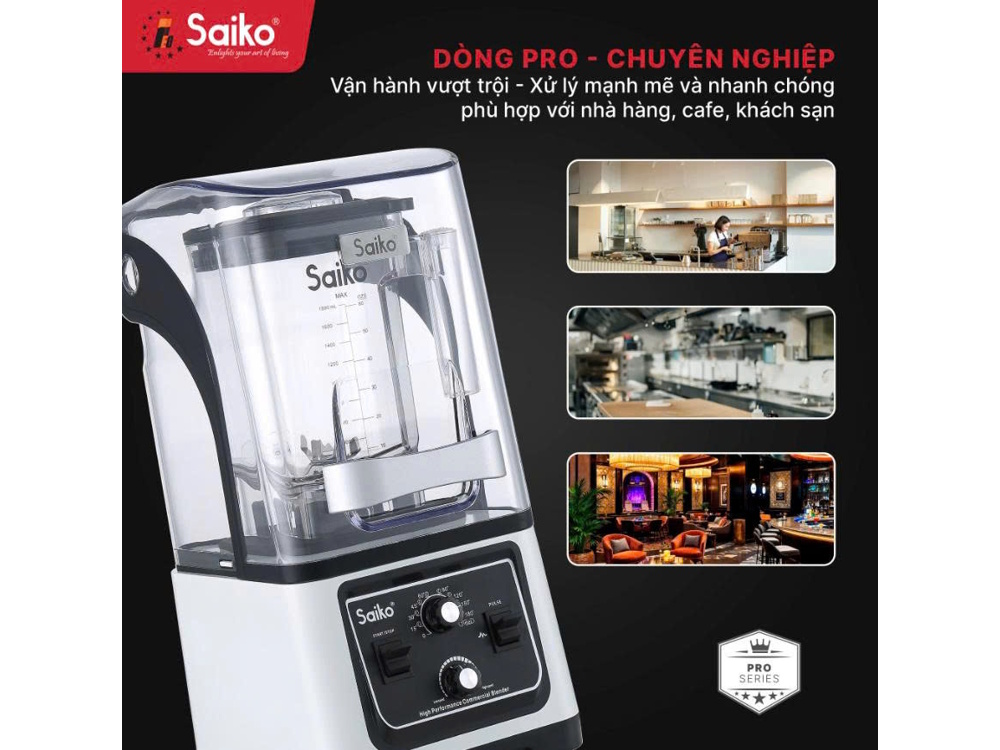 Saiko BLG-3000 Pro tự ngắt khi quá nhiệt Saiko BLG-3000 Pro