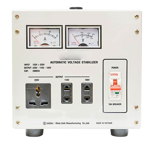 Ổn áp 1 pha Lioa 2KVA SH 2000II