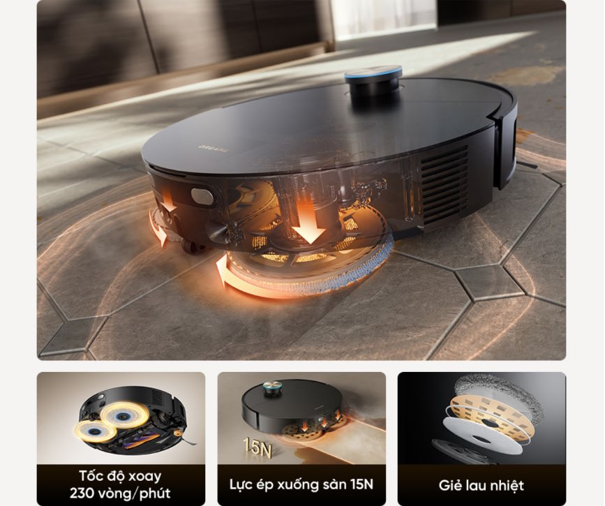 Robot hút bụi lau sàn Dreame