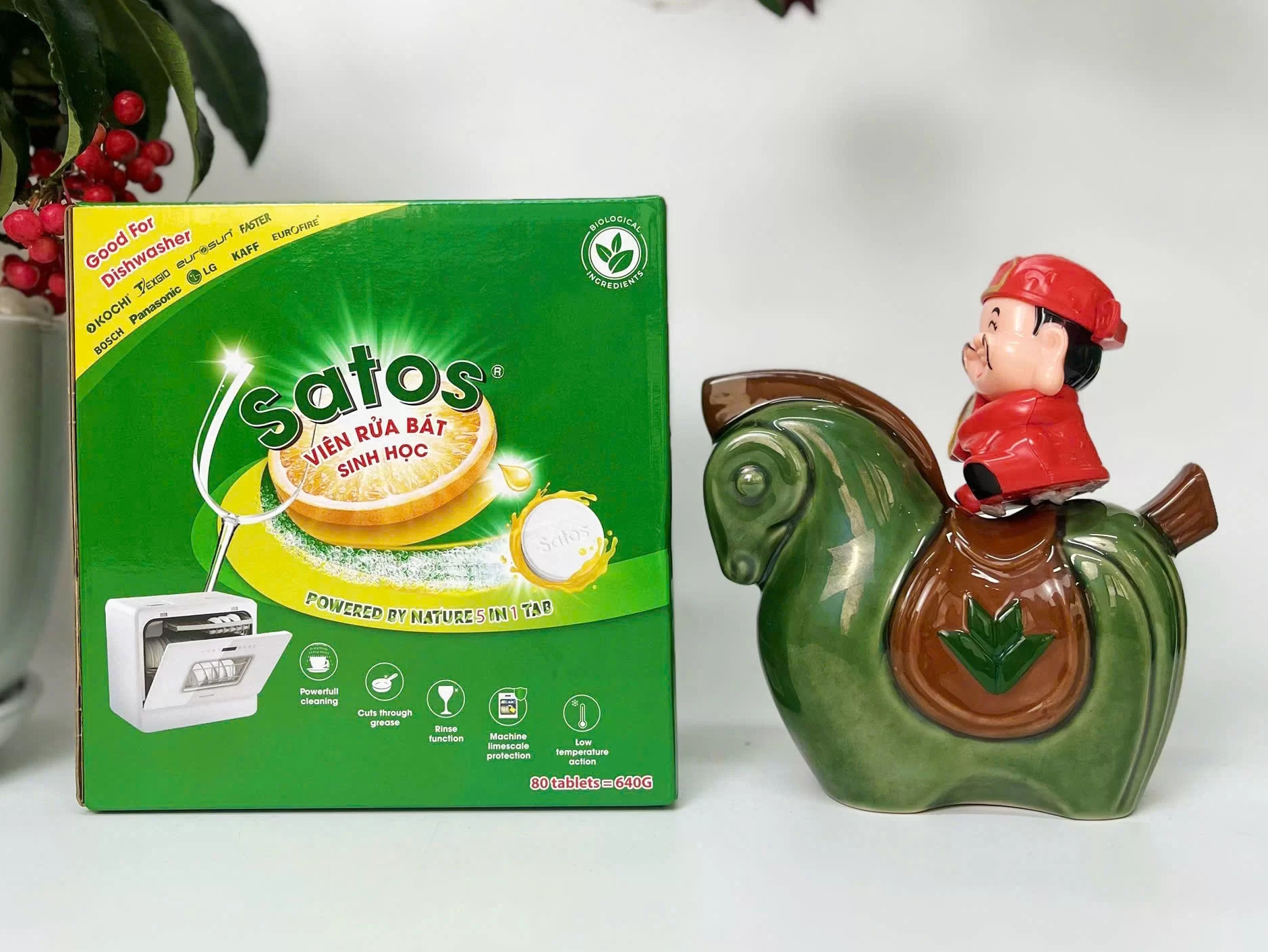 Viên rửa bát sinh học  