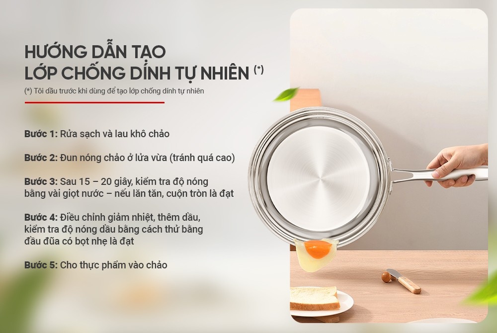 Chảo sâu inox IN24M11