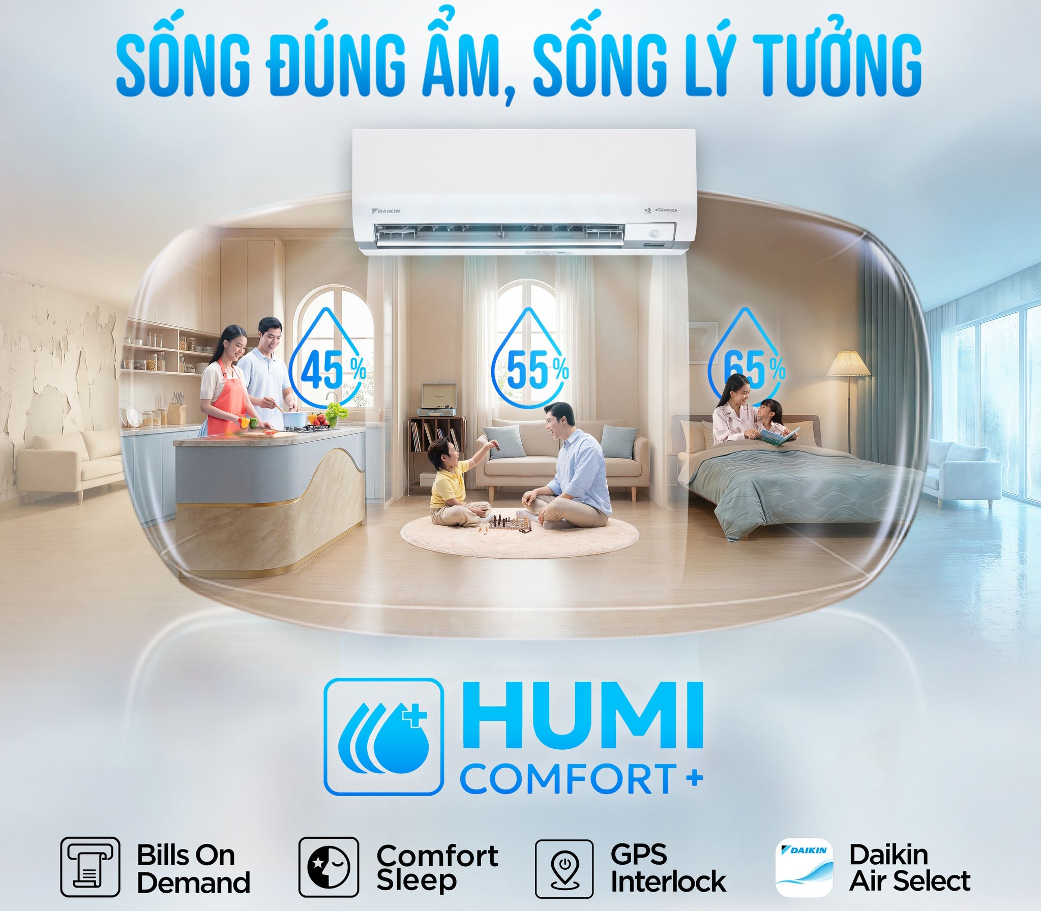 Điều hòa Daikin 1.5HP FTKM35AVMV / RKM35AVMV