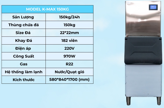 Máy làm đá K-Max KM-400 