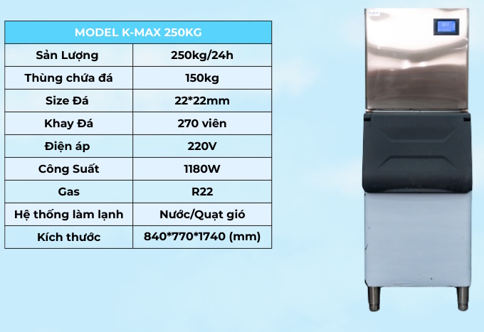 máy làm đá K-Max KM-700
