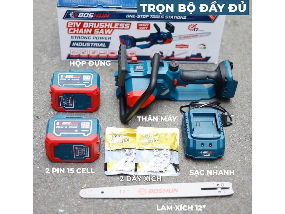 Máy cưa xích Boshun BS-CS12PRO