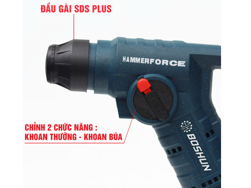 Máy khoan bê tông dùng pin  