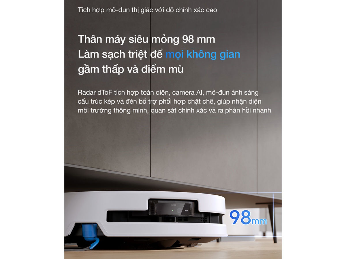 Robot hút bụi lau nhà Ecovacs  