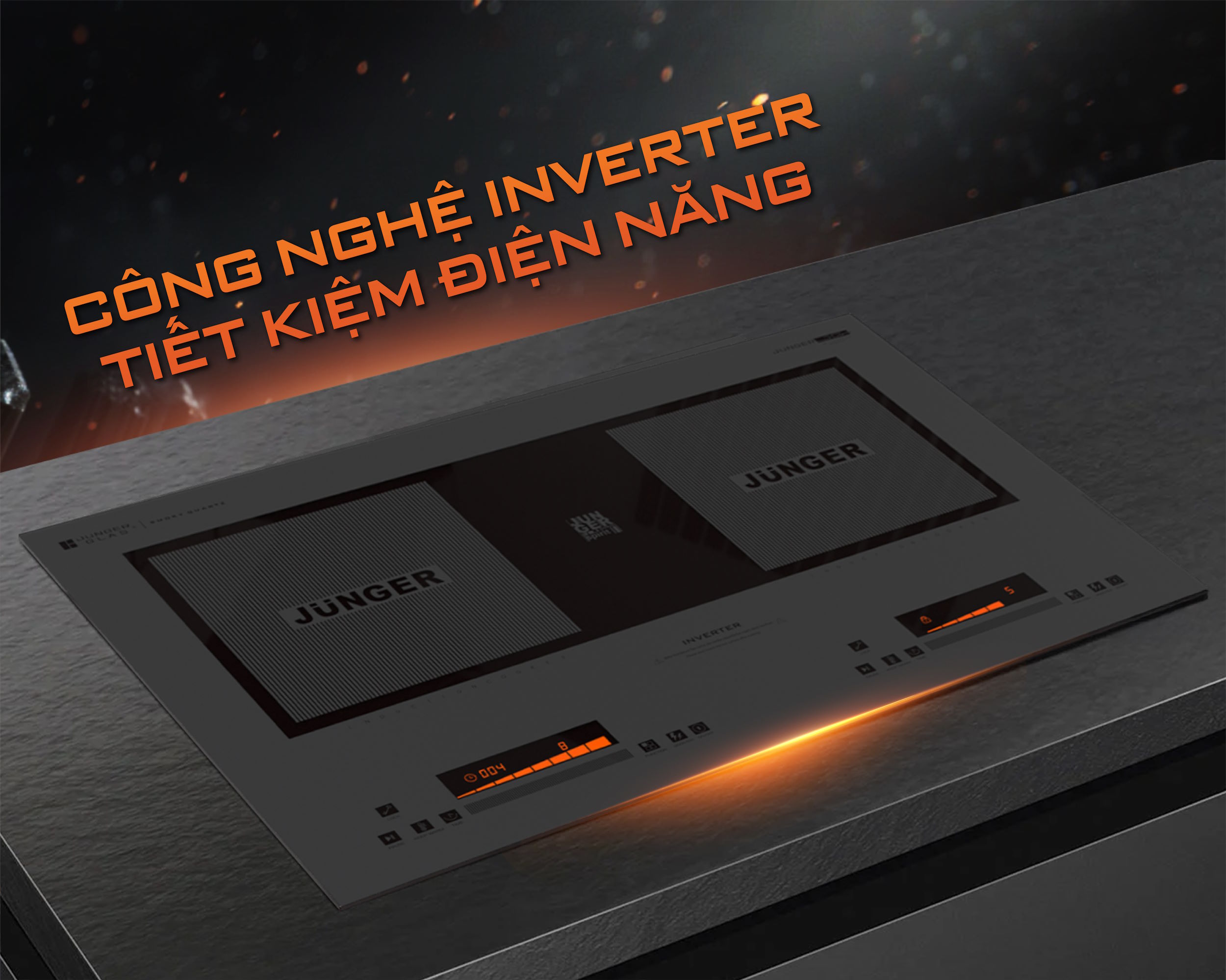 Bếp từ đôi Junger