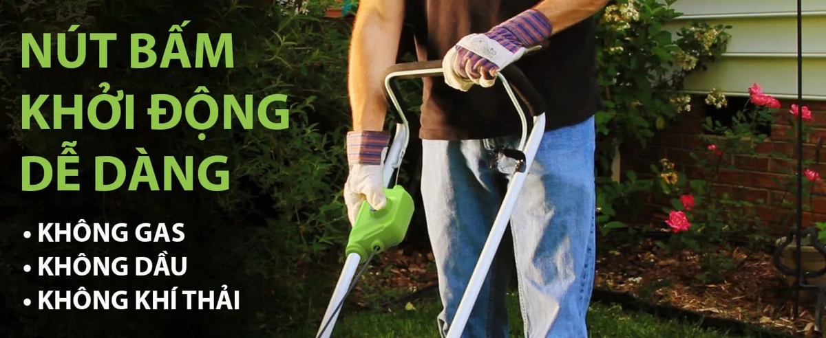 Máy xới đất dùng pin  