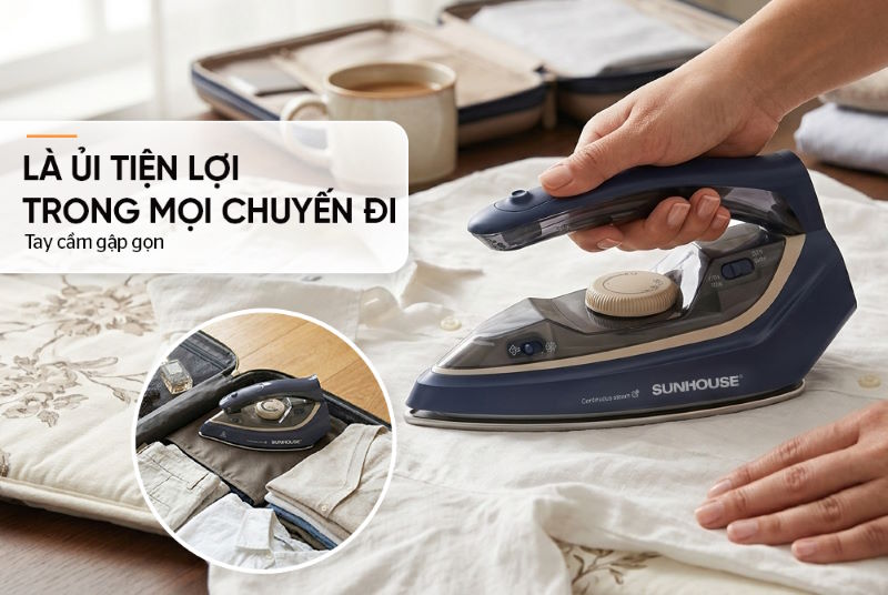 Bàn là hơi cầm tay Sunhouse SHD2172