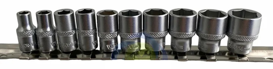 Bộ 10 đầu tuýp 1/4 inch Wadfow WST4410 Bộ 10 đầu tuýp 1/4 inch Wadfow WST4410