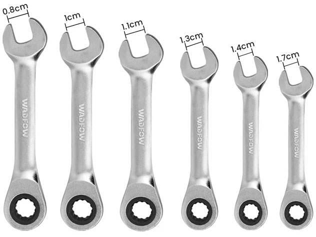 Bộ 6 cờ lê vòng miệng tự động Wadfow WSP6406