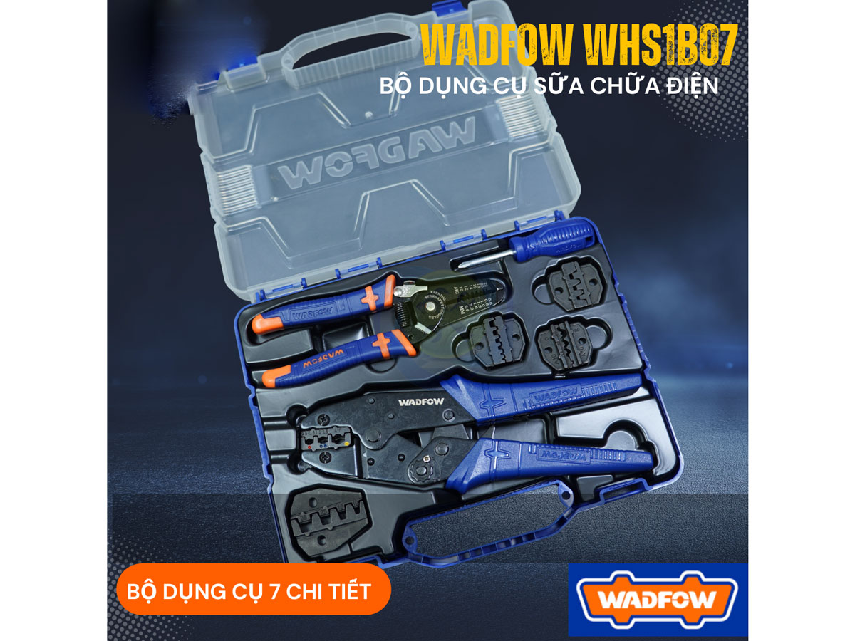 Bộ 7 món dụng cụ sửa chữa viễn thông WadFow WHS1B07