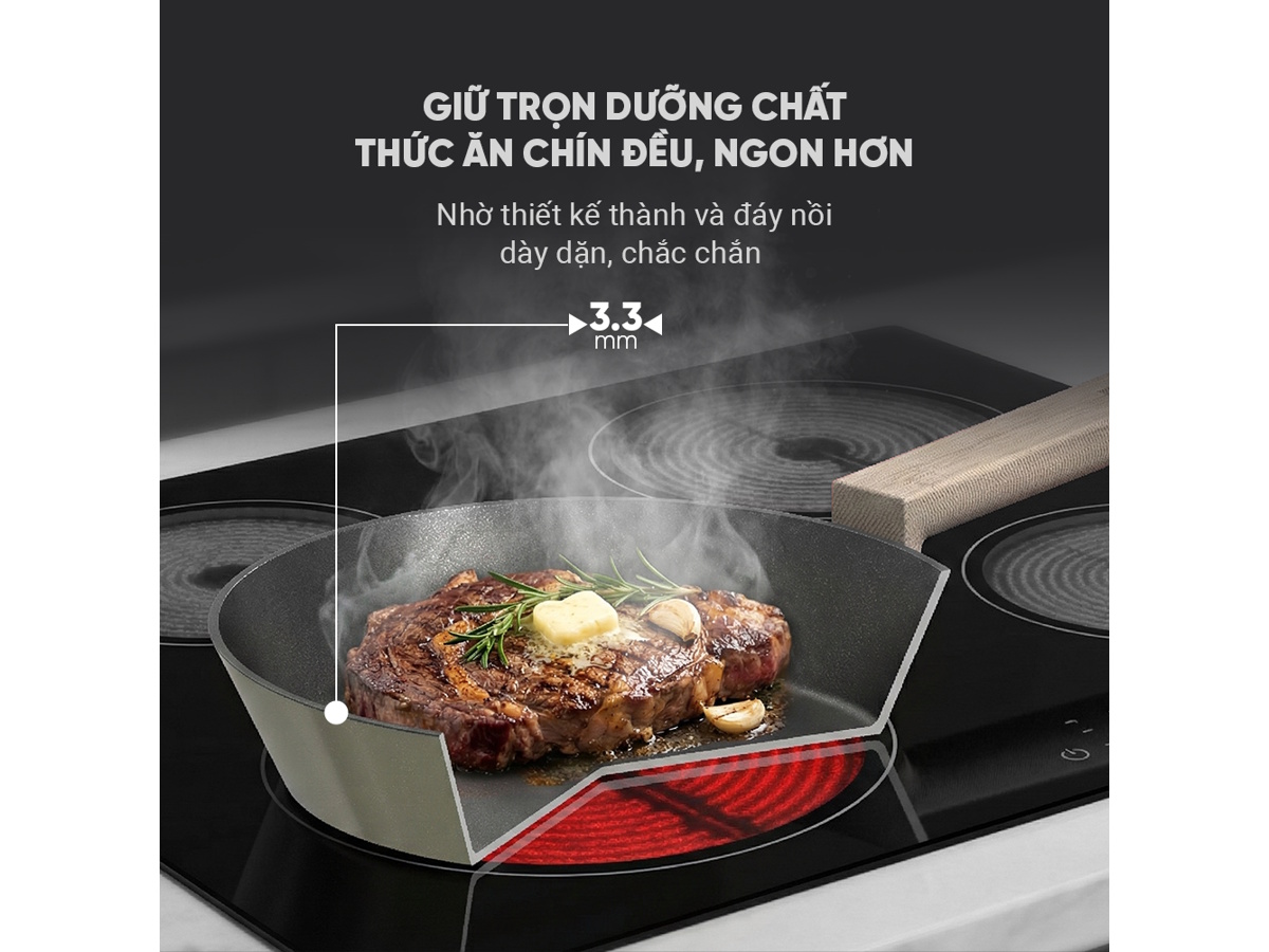 Chảo chống dính đáy từ Sunhouse  