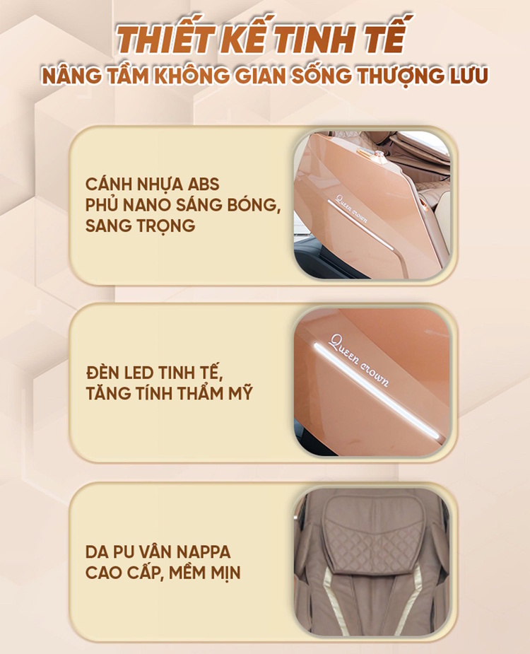 Ghế massage làm từ da PU Ghế massage da PU