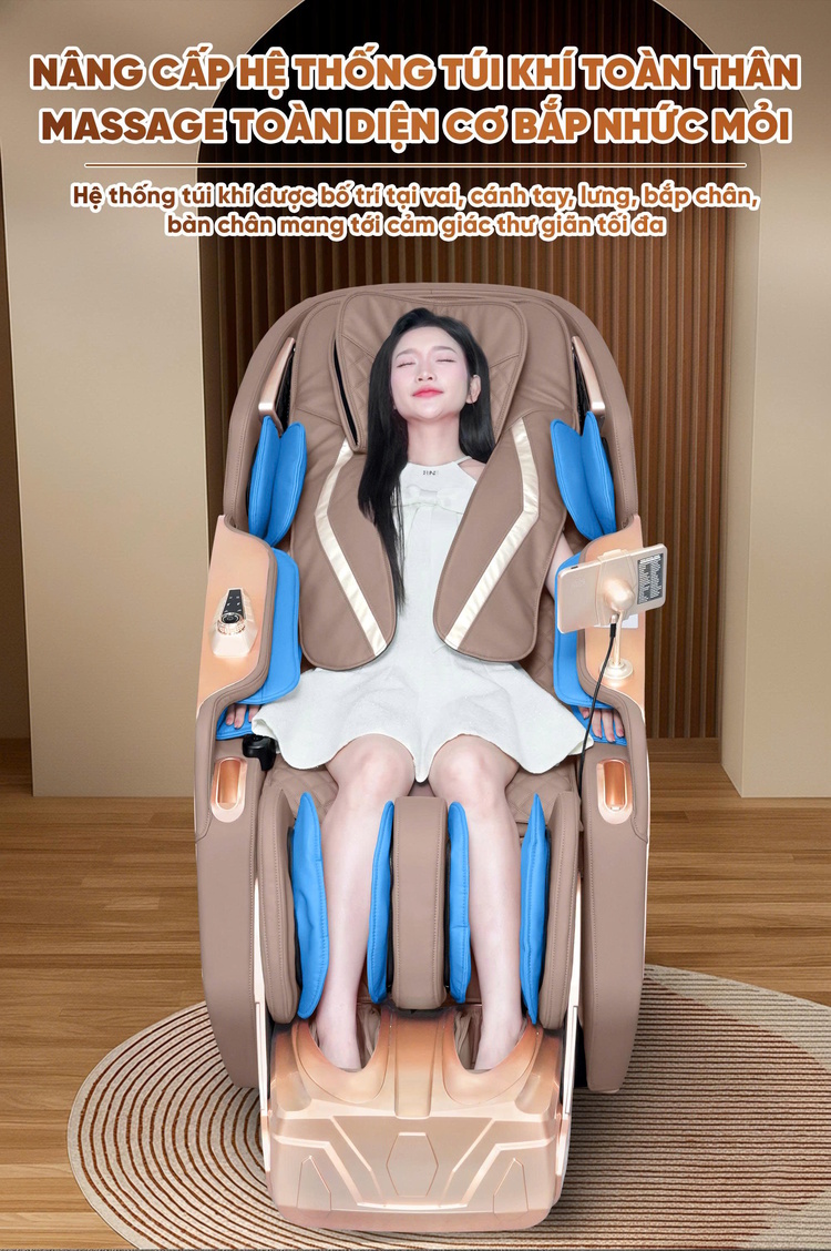 A009 Diamond có hệ thống túi khí toàn thân A009 Diamond