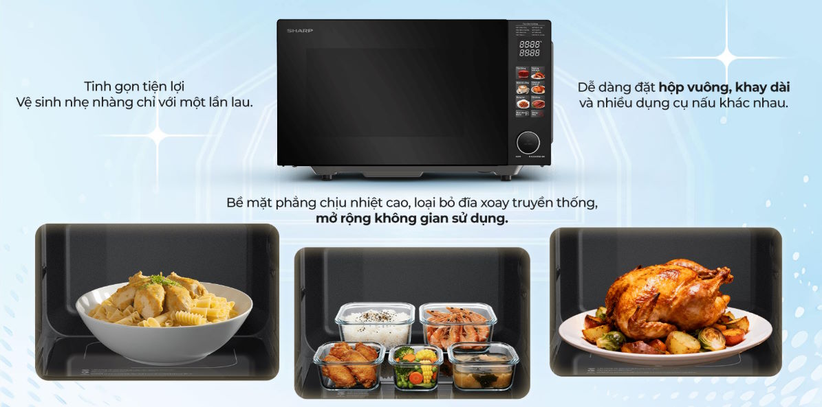 Lò vi sóng có nướng Sharp R-G2545FBC-BK