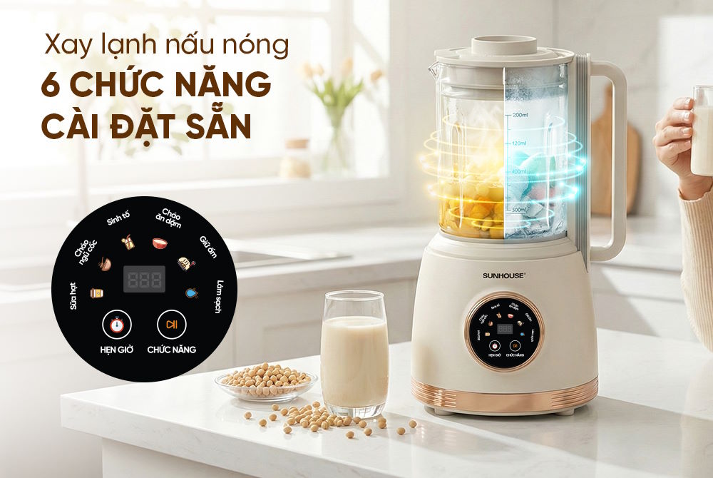Máy làm sữa hạt Sunhouse SHD5262