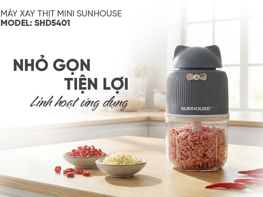 Máy xay thịt mini Sunhouse SHD5401