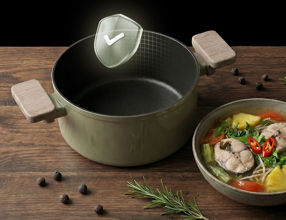 Nồi full-induction Sunhouse Titanium Plasma ST2210P-18