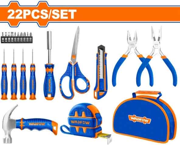 Bộ 22 món dụng cụ cầm tay tiện dụng WadFow WHSAM22
