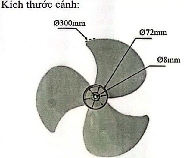 Cánh quạt B3 (COM-CANH3B3)