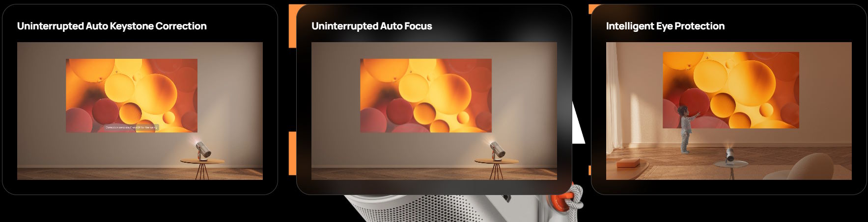 Tự động căn chỉnh hình ảnh thông minh Máy chiếu Xgimi