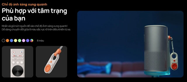 Máy chiếu nhỏ gọn dễ mang theo Máy chiếu