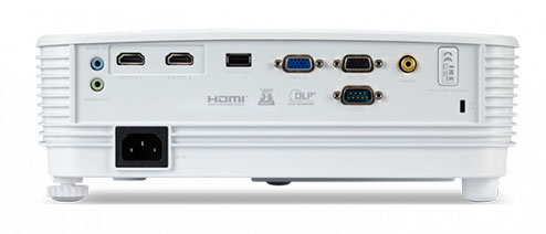 Máy chiếu P1257i có đa dạng cổng kết nối máy chiếu P1257i
