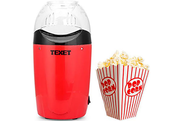 Máy làm bắp rang tại nhà TEXET PM-40 có thêm chức năng rang, sấy