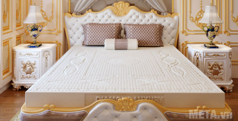 Nệm cao su thiên nhiên Kim Cương Luxury đem đến giấc ngủ ngon