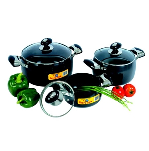 Bộ nồi hợp kim nhôm Happy Cook HC06HA