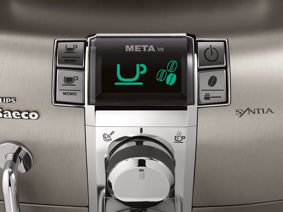 Máy pha cà phê Saeco Syntia Stainless Steel HD8837