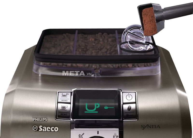 Máy pha cà phê Saeco Syntia Stainless Steel HD8837