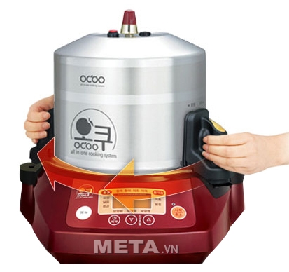 Nồi hầm hơi nước Ocoo OC-8000RV - bước 1
