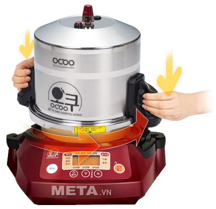 Nồi hầm hơi nước Ocoo OC-8000RV - bước 6