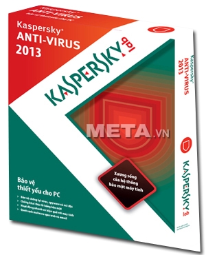Kaspersky Anti-Virus 2013 - 3 máy/1 năm
