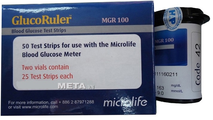 Que thử của máy đo đường huyết Microlife MGR 100