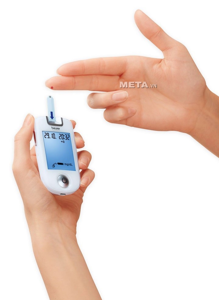 Cách sử dụng máy đường huyết với máy đo đường huyết Beurer GL40
