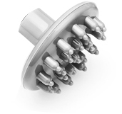 Đầu massage giảm béo: Có tác dụng kích thích giảm béo, được sử dụng cho các vị trí như bụng, thắt lưng, bắp chân và bả vai. Đầu massage giảm béo: Có tác dụng kích thích giảm béo, được sử dụng cho các vị trí như bụng, thắt lưng, bắp chân và bả vai.