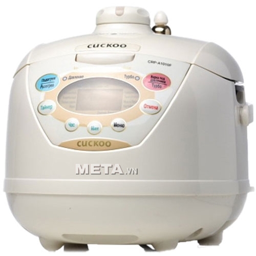 Nồi cơm áp suất điện tử Cuckoo CRP-A1010F có bảng điều khiển điện tử  Nồi cơm áp suất điện tử Cuckoo CRP-A1010F có bảng điều khiển điện tử