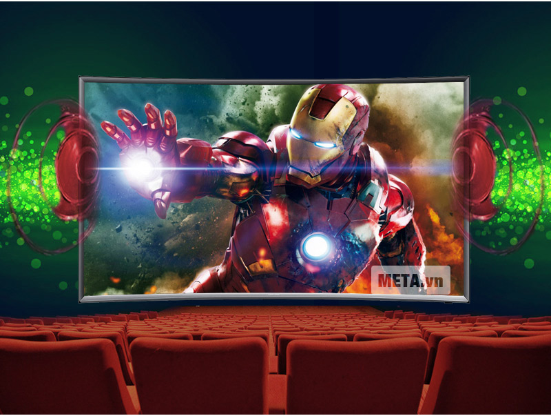 Tivi màn hình cong Samsung 55 inch Full HD UA55J6300 đem đến chất lượng âm thanh chân thật.