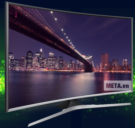 Tivi màn hình cong Samsung 55 inch Full HD UA55J6300 với thiết kế màn hình cong hiện đại.