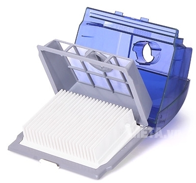 Hộp chứa bụi của máy Panasonic dễ dàng tháo lắp và vệ sinh.