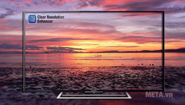 Độ phân giải Full HD của internet tivi Sony cho chất lượng hình ảnh trung thực nhất.