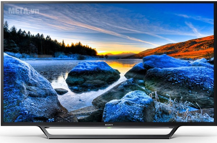 Tivi Sony 40 inch 40W6540D sở hữu vóc dáng thanh mảnh, sang trọng.
