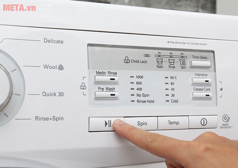 Máy giặt cửa trước 7kg LG WD-8600 với chế độ khóa trẻ em tiện ích. Máy giặt cửa trước 7kg LG WD-8600 với chế độ khóa trẻ em tiện ích.