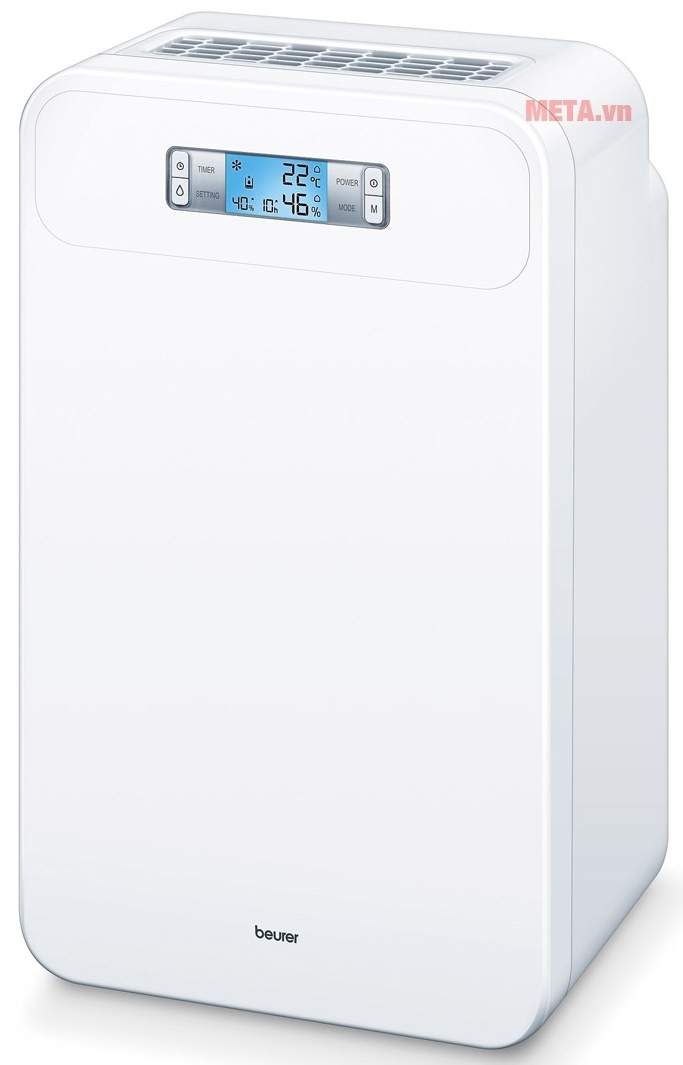 Máy hút ẩm Beurer LE40 với thiết kế màu trắng hiện đại. Máy hút ẩm Beurer LE40 với thiết kế màu trắng hiện đại.