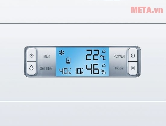 Máy hút ẩm Beurer LE40 với thiết kế màn hình LED điện tử. Máy hút ẩm Beurer LE40 với thiết kế màn hình LED điện tử.